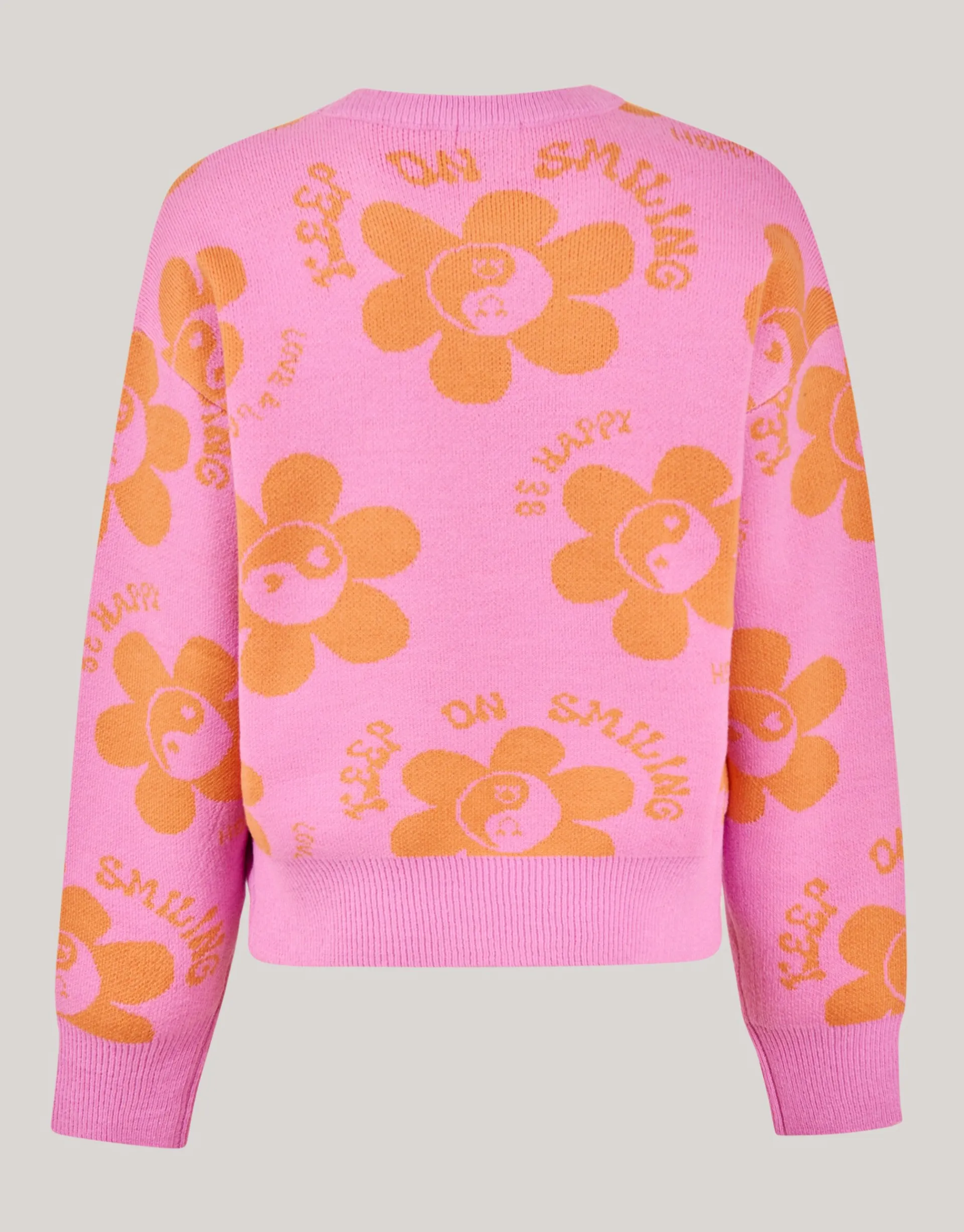 Shoeby Printed Trui Roze< Gebreide Truien