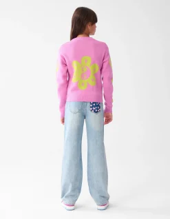 Shoeby Printed Trui Roze< Gebreide Truien