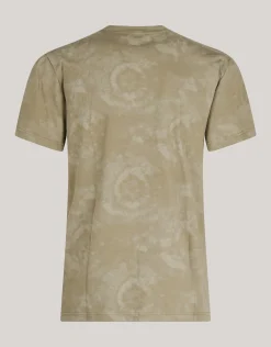 Shoeby Printed T-shirt Groen<Heren T-Shirts En Polo's
