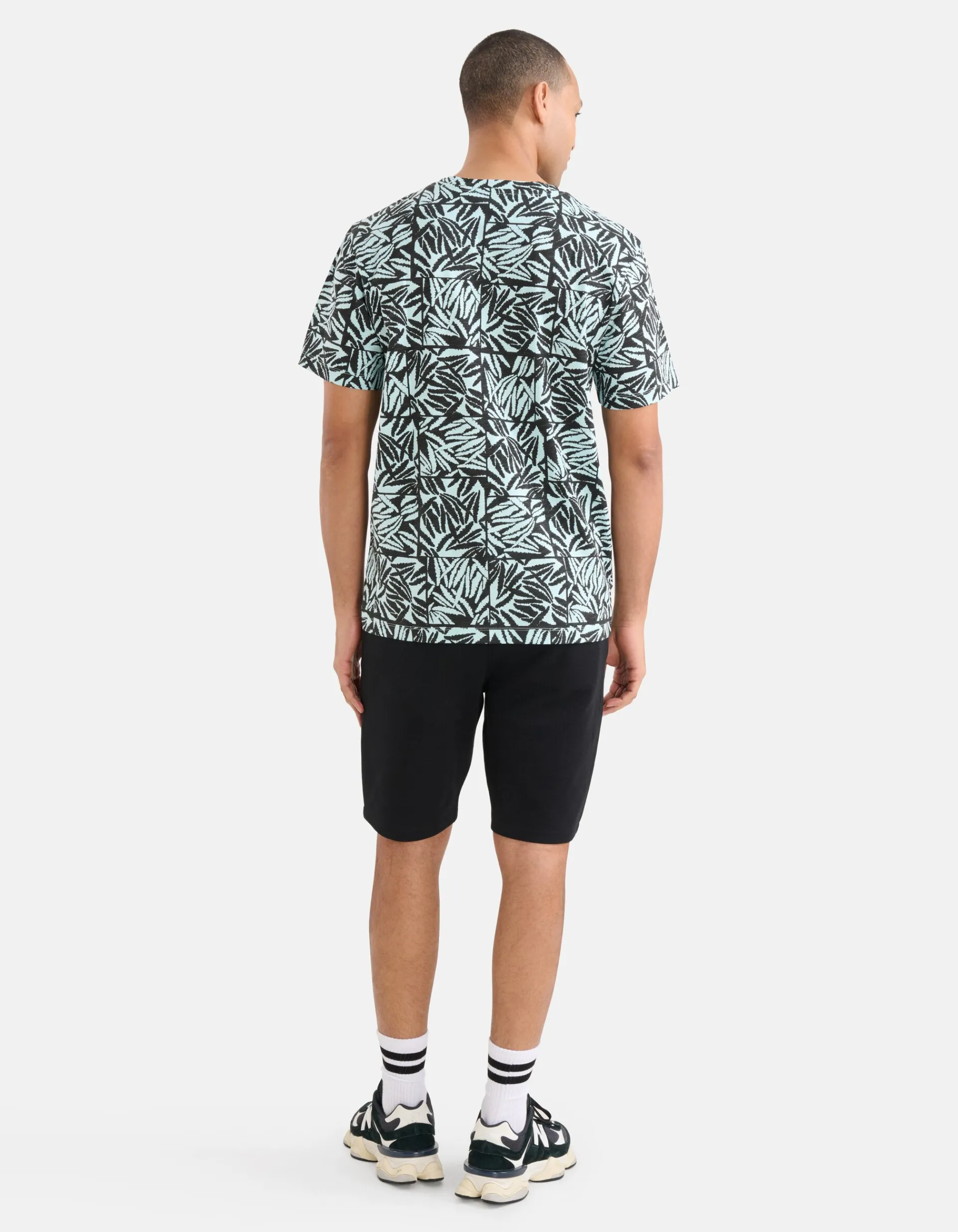 Shoeby Printed T-shirt Lichtgroen<Heren T-Shirts En Polo's