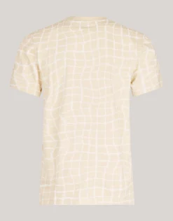 Shoeby Printed T-shirt Zand<Heren T-Shirts En Polo's