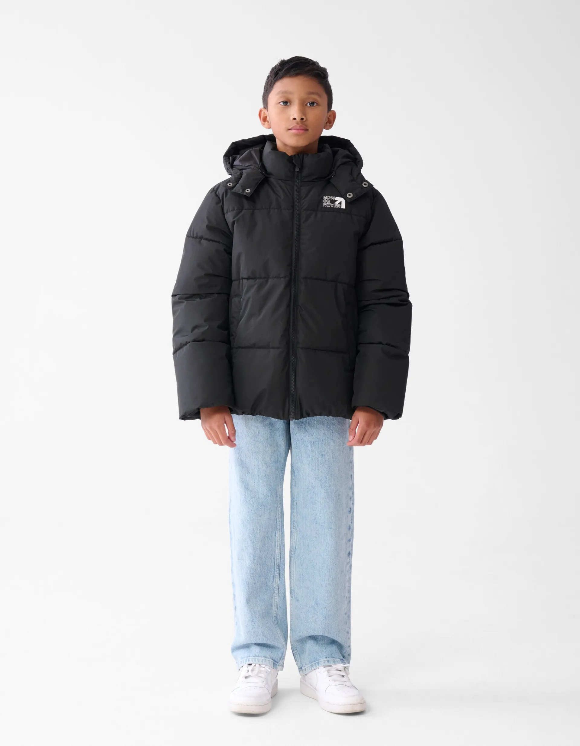 Shoeby Puffer Jas Zwart< Jassen