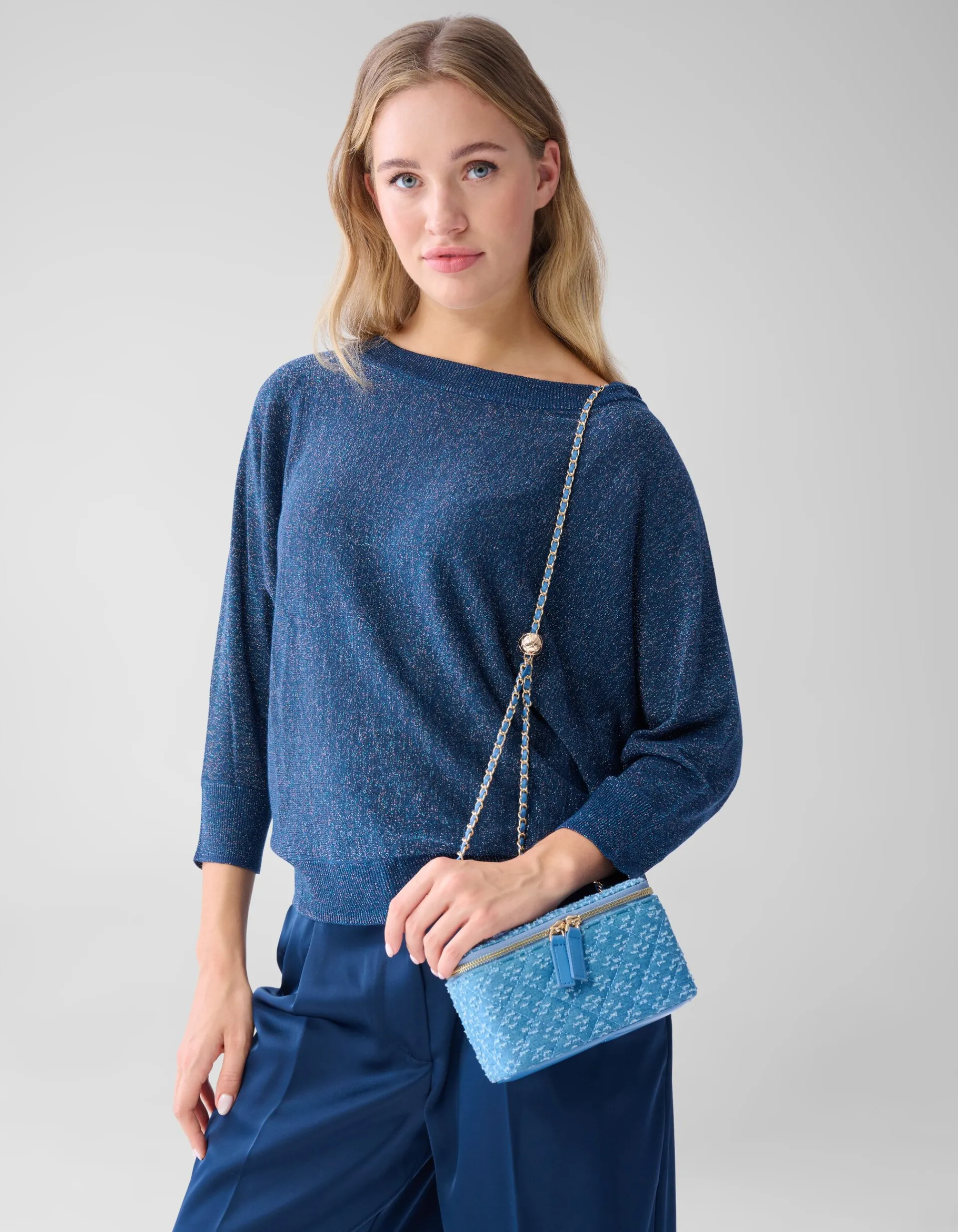 Shoeby Quilted Tas Blauw<DAMES Tassen