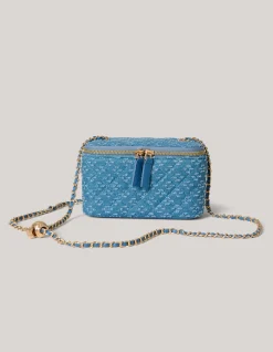 Shoeby Quilted Tas Blauw<DAMES Tassen