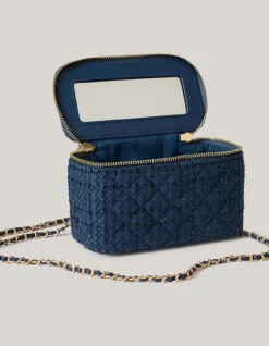 Shoeby Quilted Tas Donkerblauw<DAMES Tassen