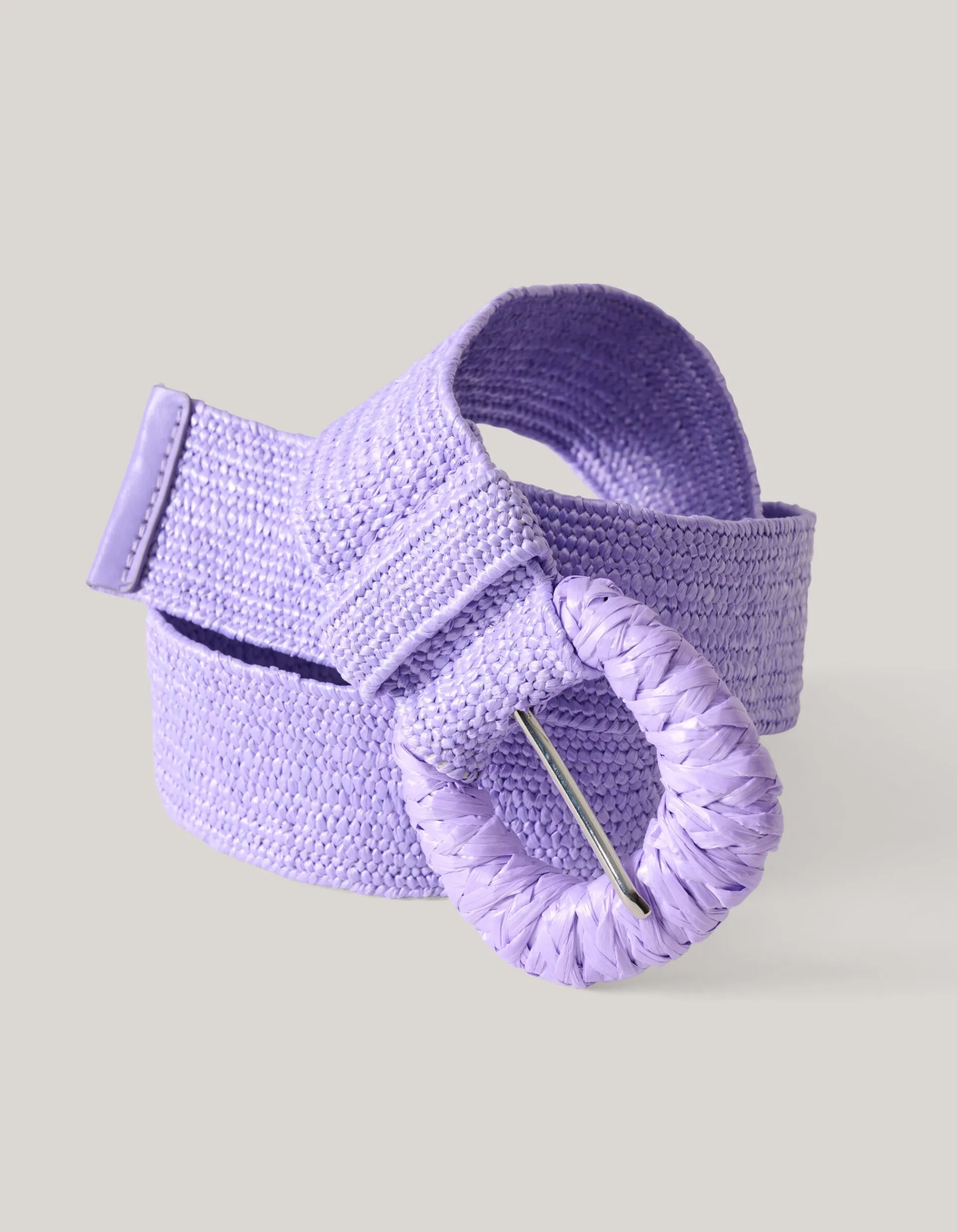 Shoeby Rafia Riem Paars<DAMES Riemen