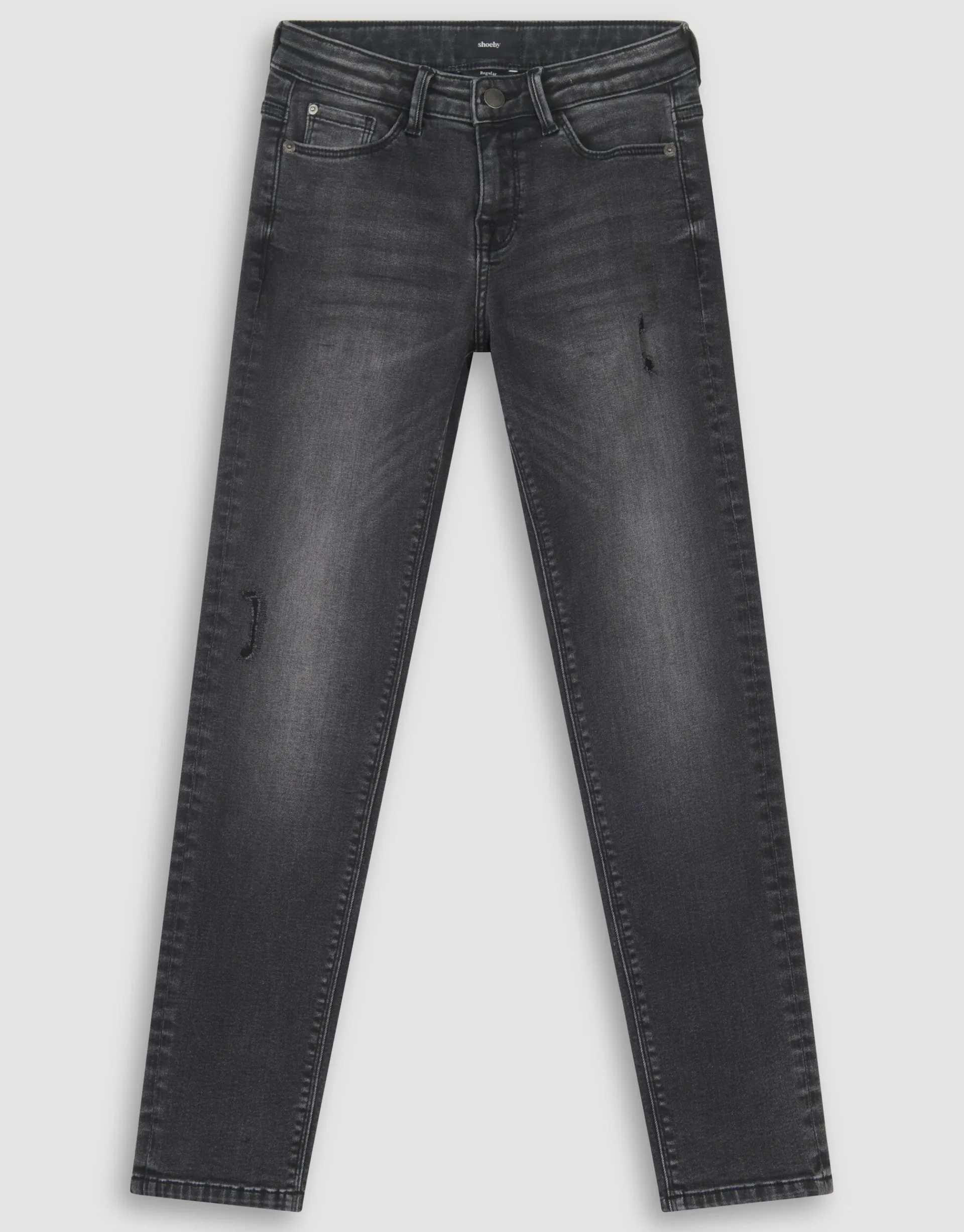 Shoeby Regular Fit Jeans Zwart< Jeans