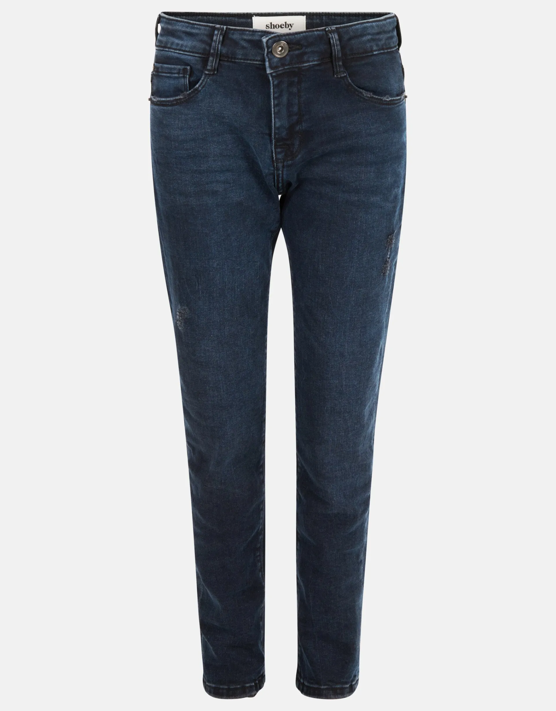 Shoeby Regular Jeans Blauw/Zwart< Jeans