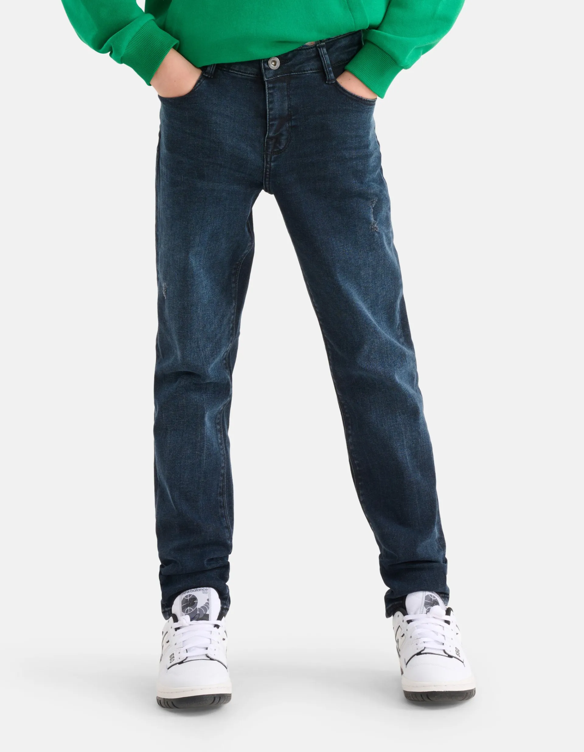 Shoeby Regular Jeans Blauw/Zwart< Jeans