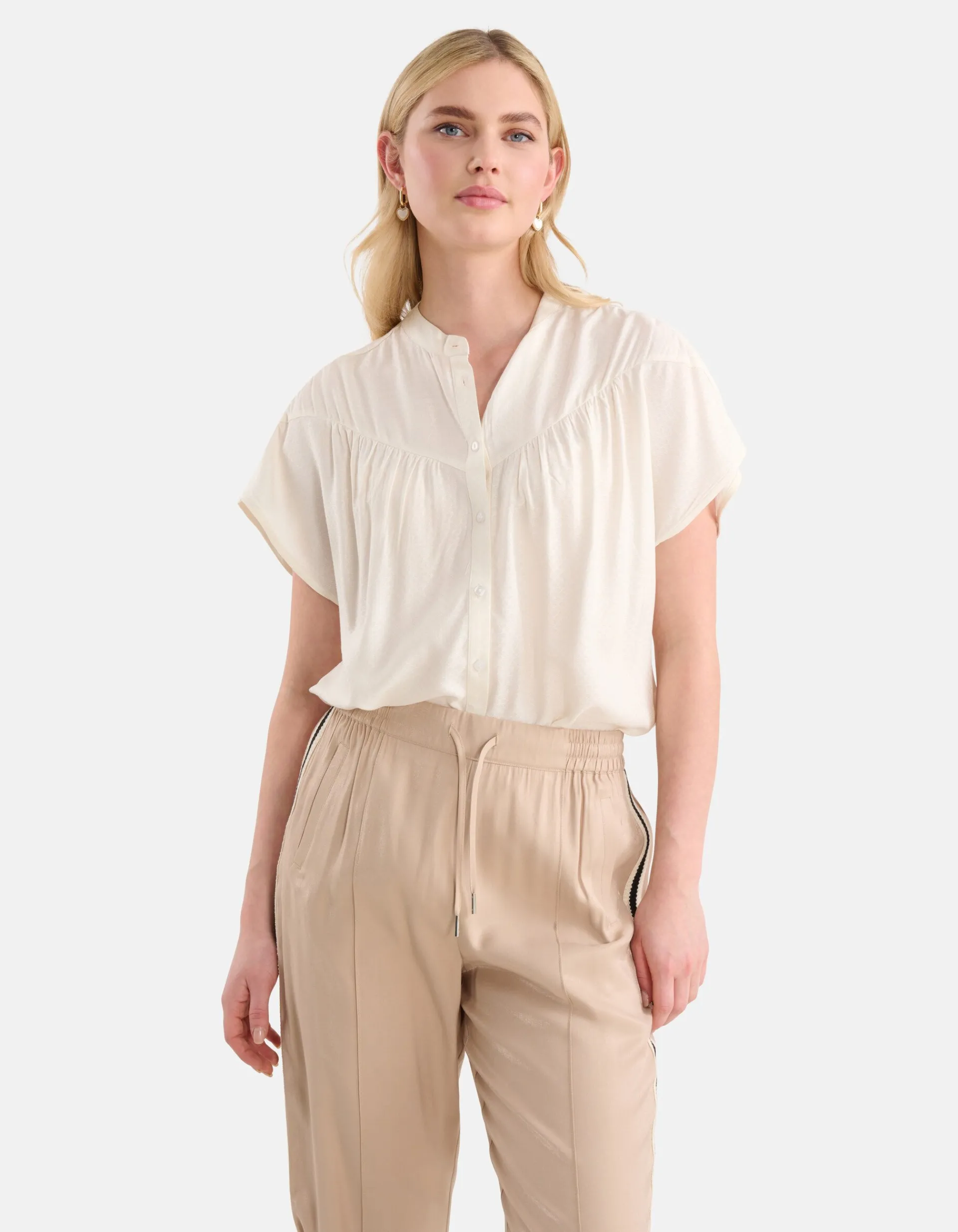 Shoeby Relaxed Fit Top Gebroken Wit<DAMES Tops