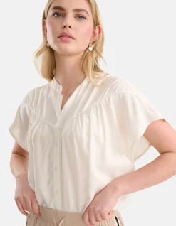 Shoeby Relaxed Fit Top Gebroken Wit<DAMES Tops