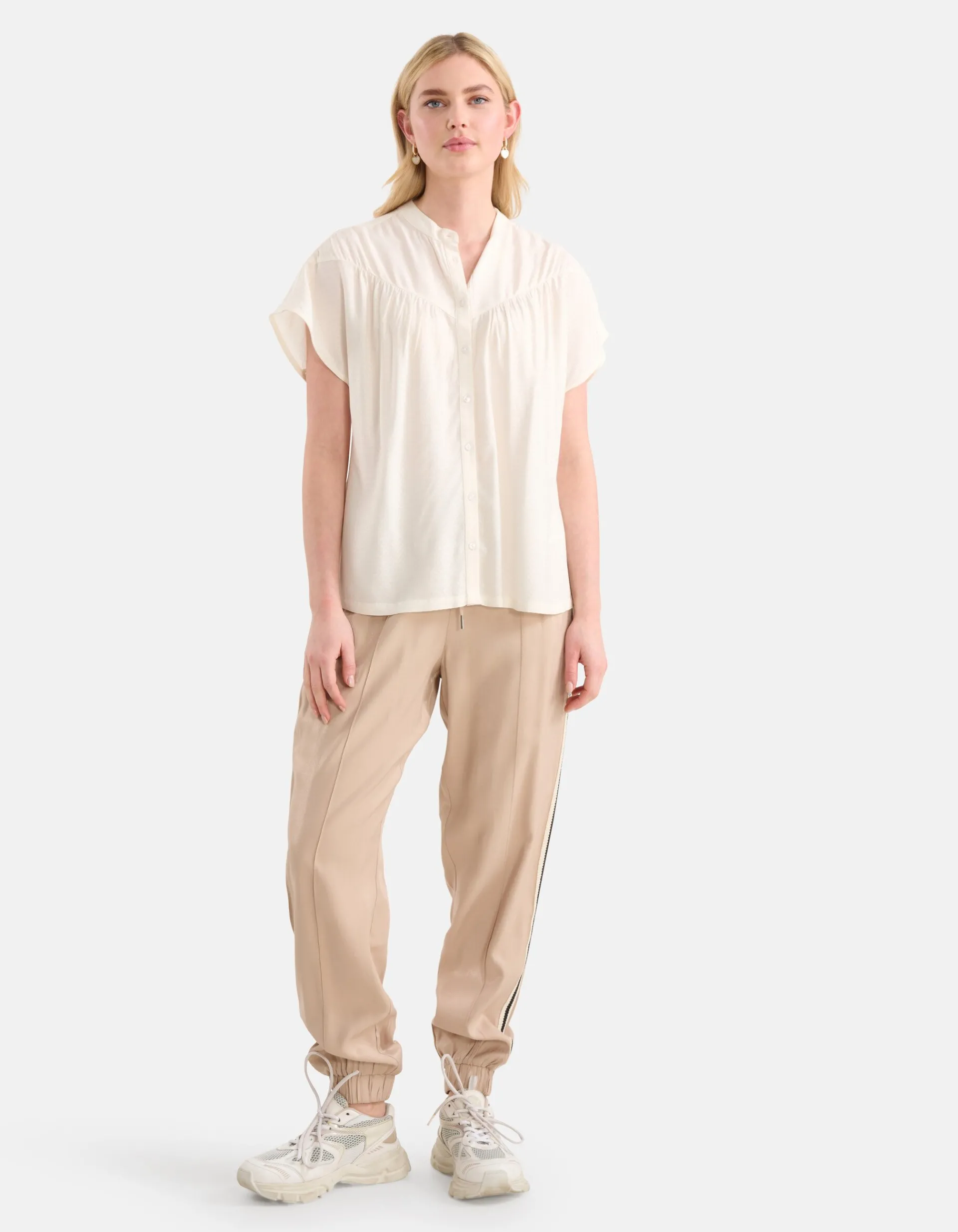 Shoeby Relaxed Fit Top Gebroken Wit<DAMES Tops