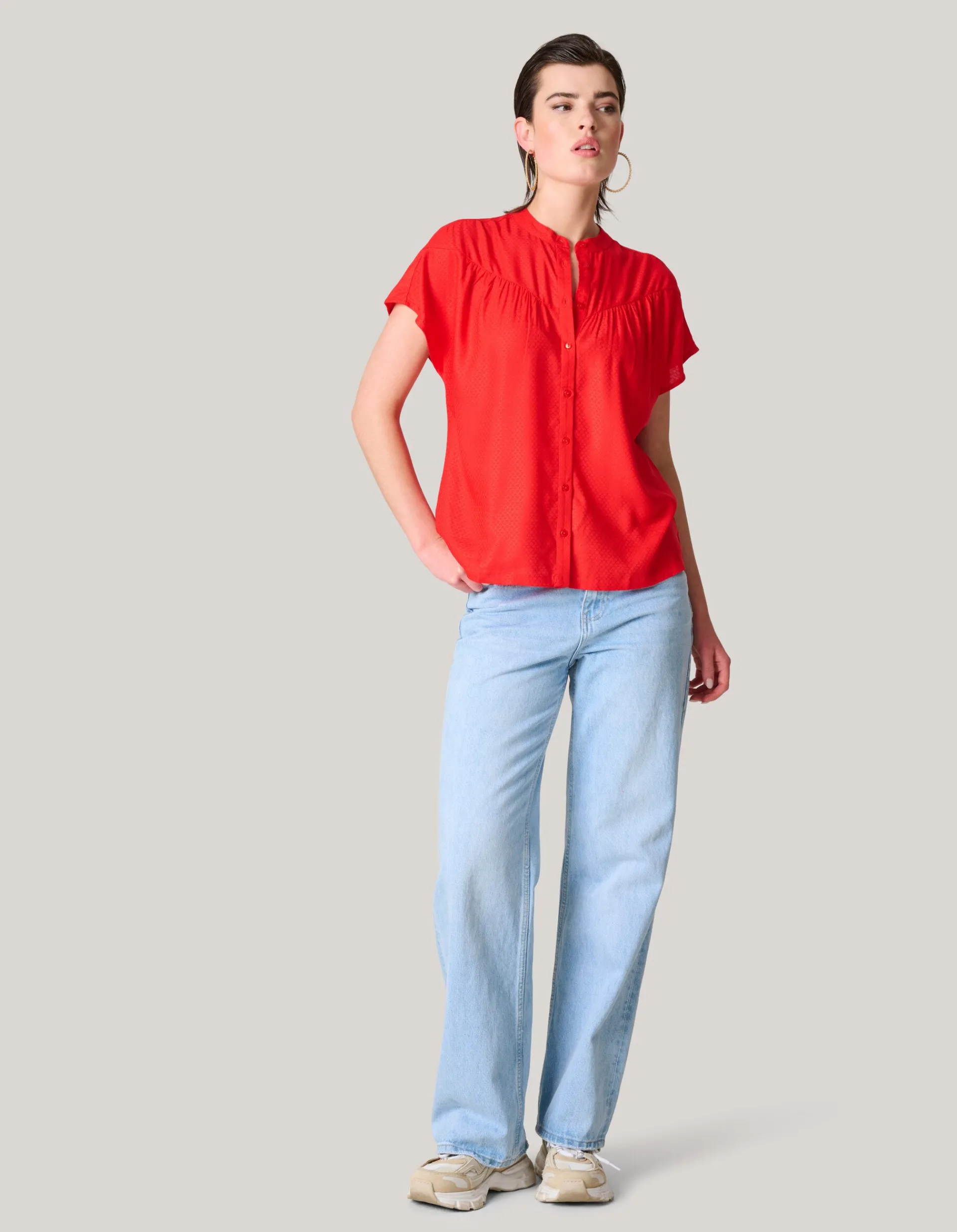 Shoeby Relaxed Fit Top Rood<DAMES Tops