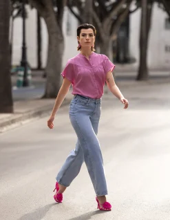 Shoeby Relaxed Fit Top Roze<DAMES Tops
