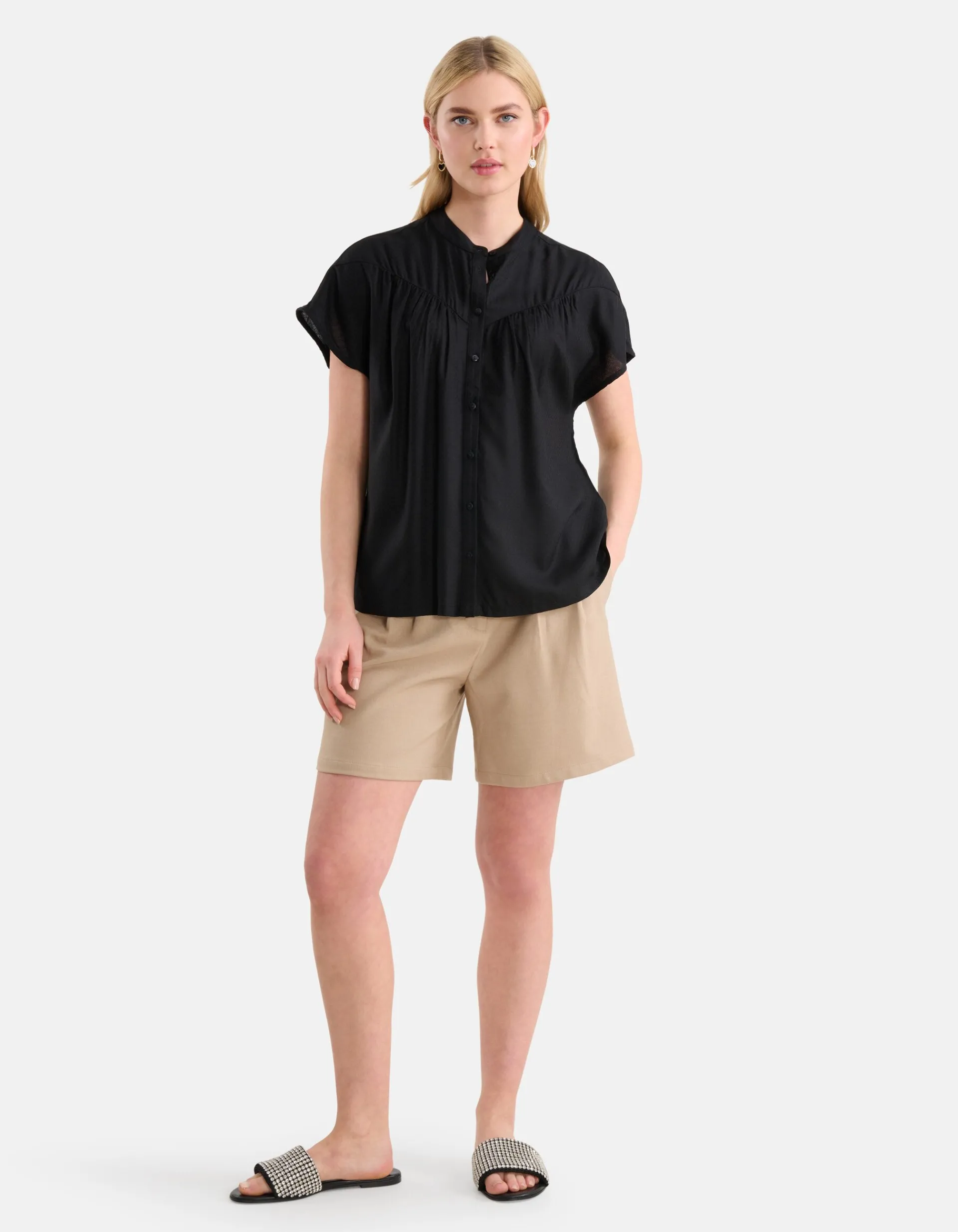 Shoeby Relaxed Fit Top Zwart<DAMES Tops