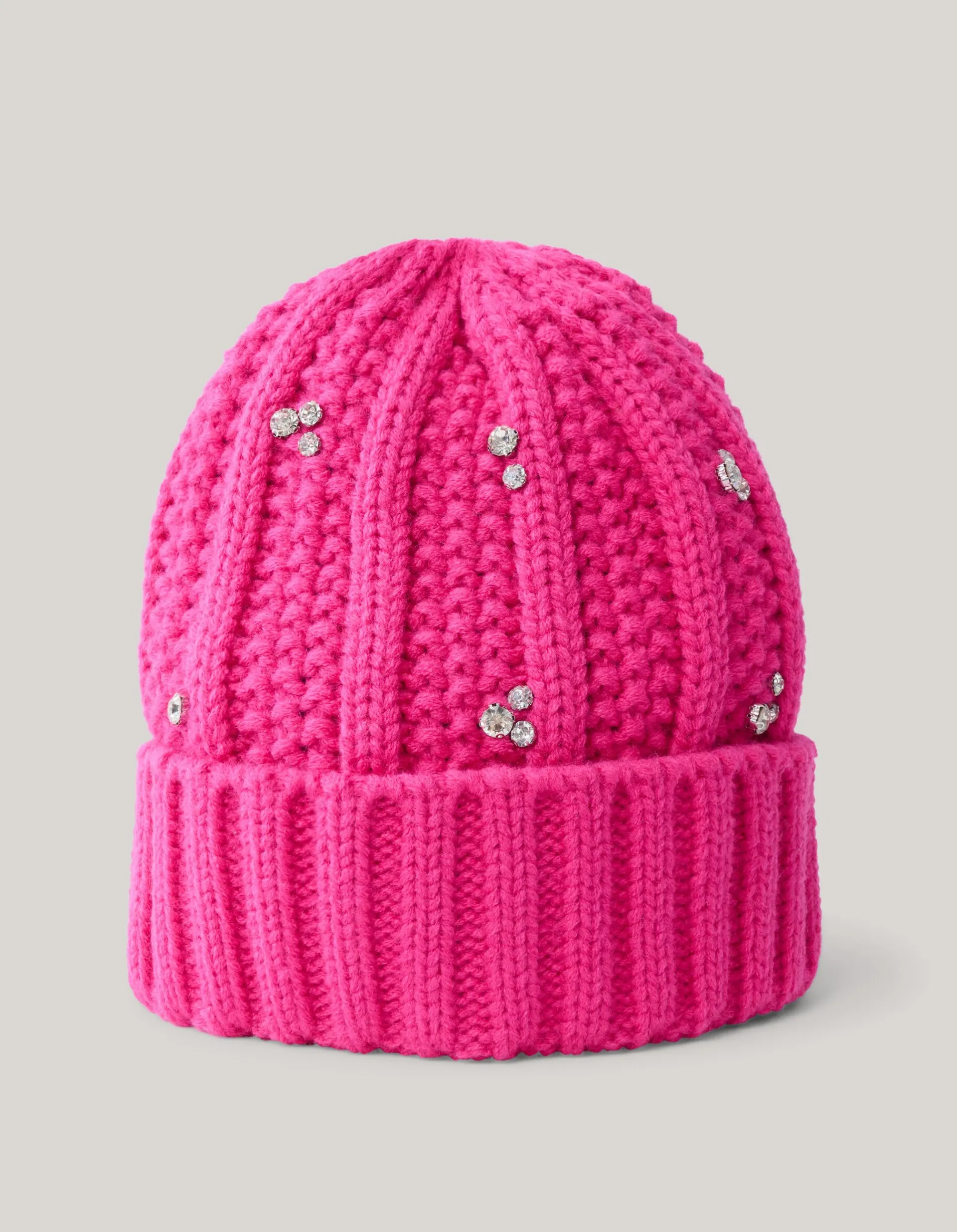 Shoeby Rhinestone Beanie Roze< Mutsen