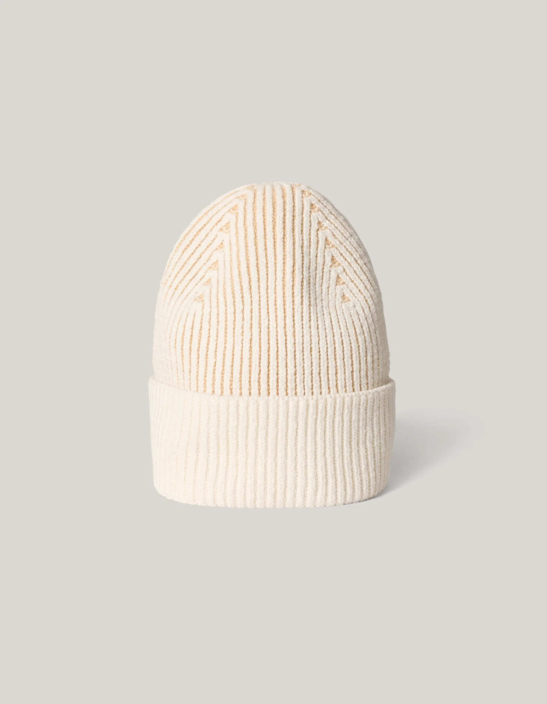 Shoeby Rib Beanie Gebroken Wit<Heren Mutsen En Petten