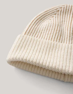Shoeby Rib Beanie Gebroken Wit<Heren Mutsen En Petten