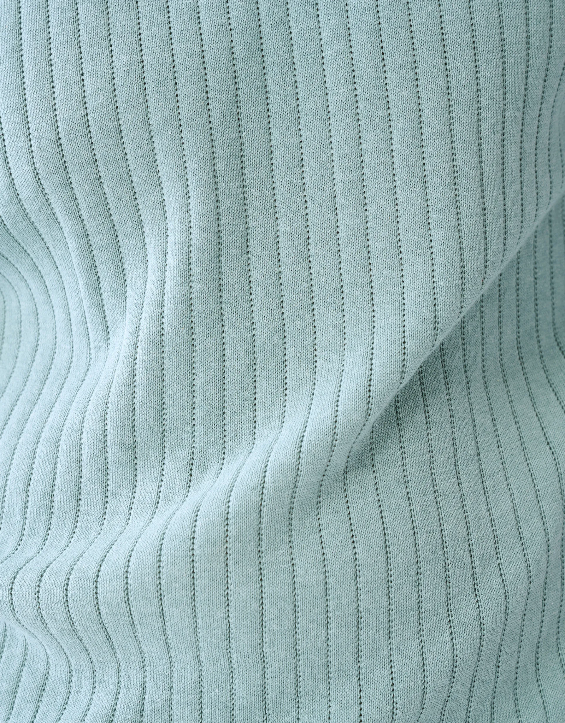 Shoeby Rib Coltrui Lichtgroen<Heren Truien En Sweaters