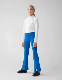 Shoeby Rib Flared Legging Blauw< Broeken