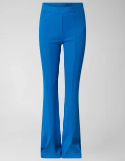Shoeby Rib Flared Legging Blauw< Broeken
