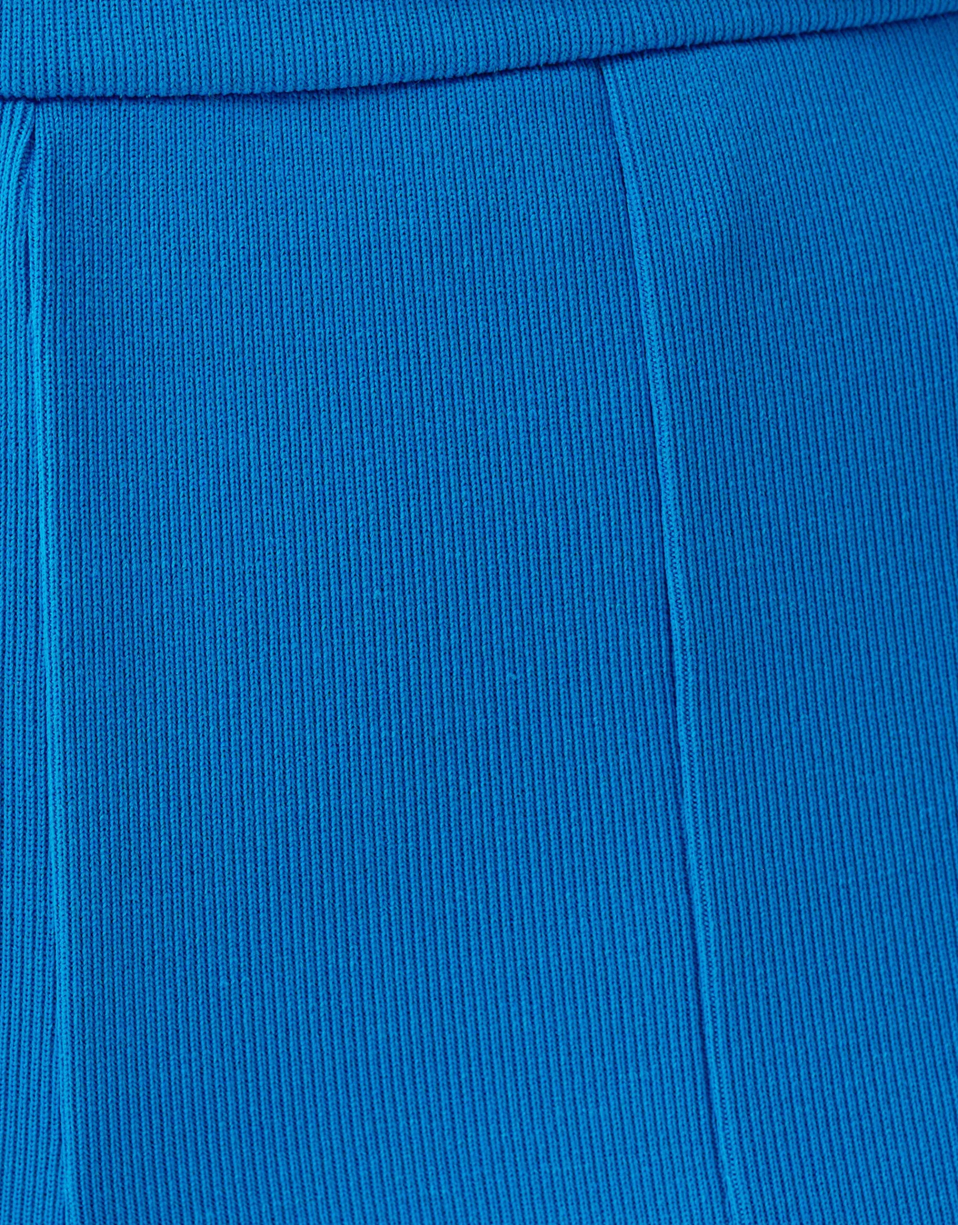 Shoeby Rib Flared Legging Blauw< Broeken