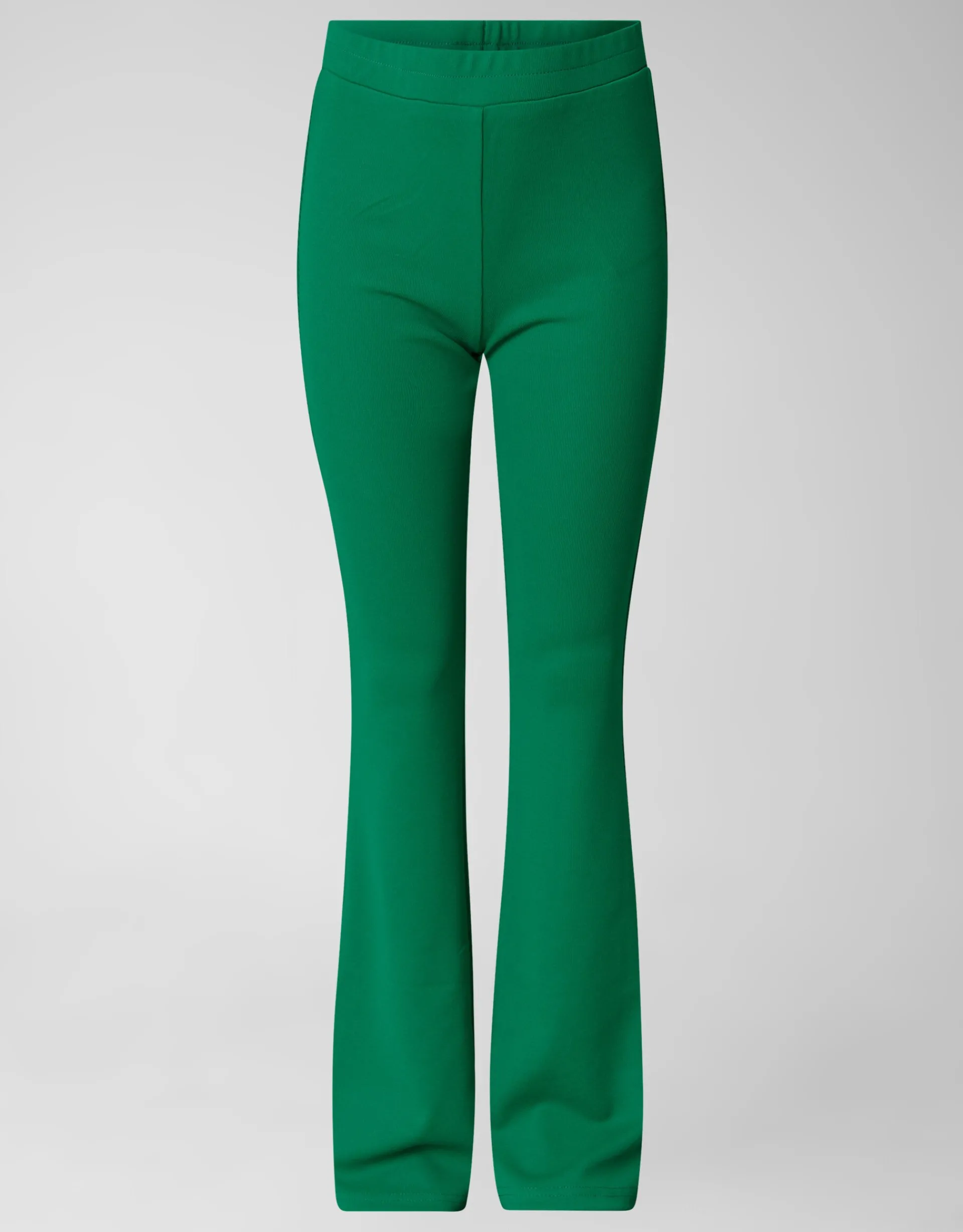Shoeby Rib Flared Legging Groen< Broeken