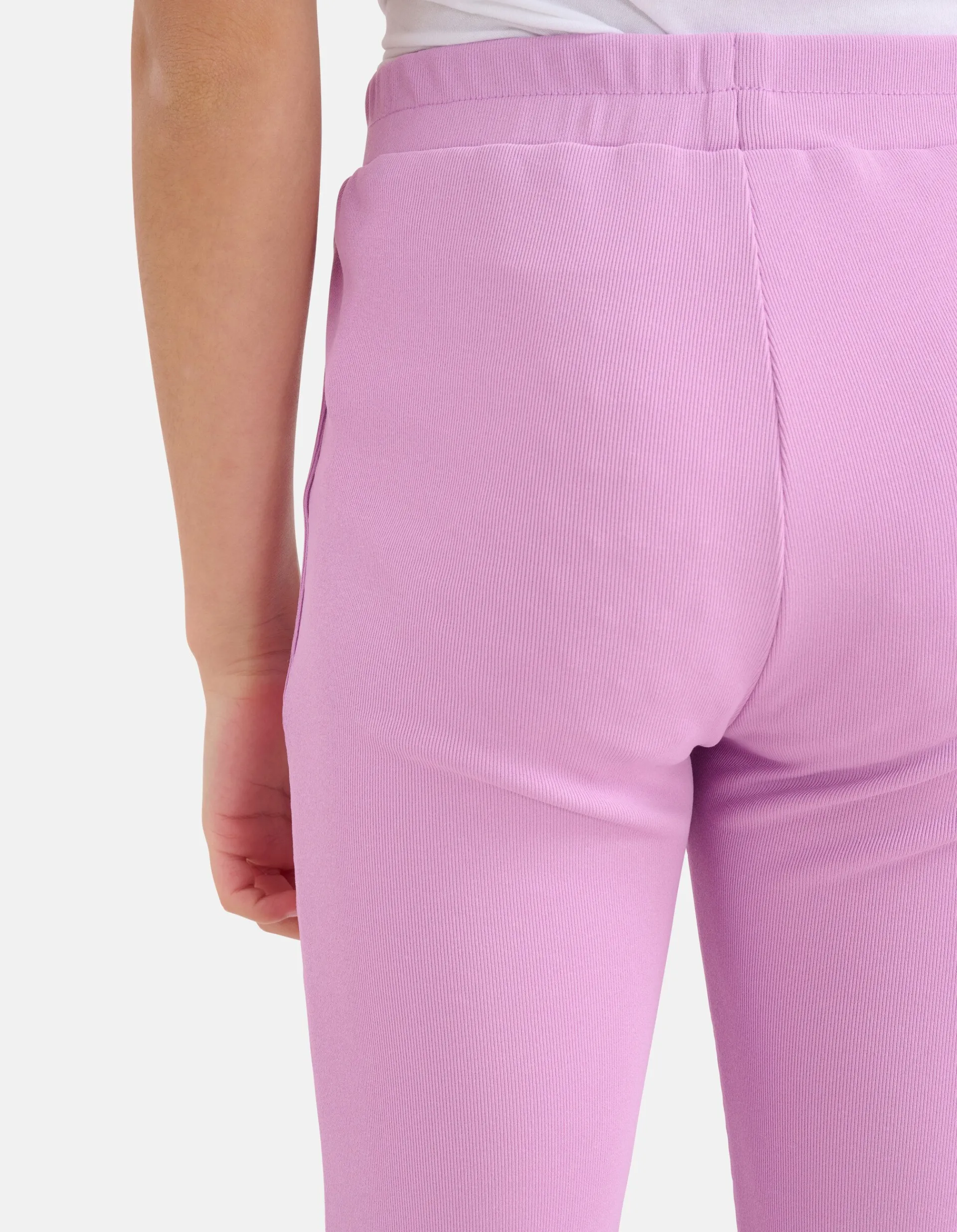 Shoeby Rib Flared Legging Lichtpaars< Broeken