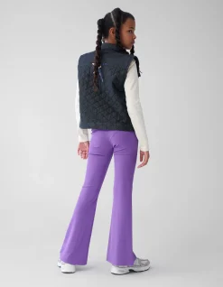 Shoeby Rib Flared Legging Paars< Broeken