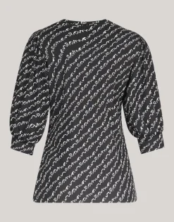 Shoeby Rib Jersey Top Zwart<DAMES T-Shirts