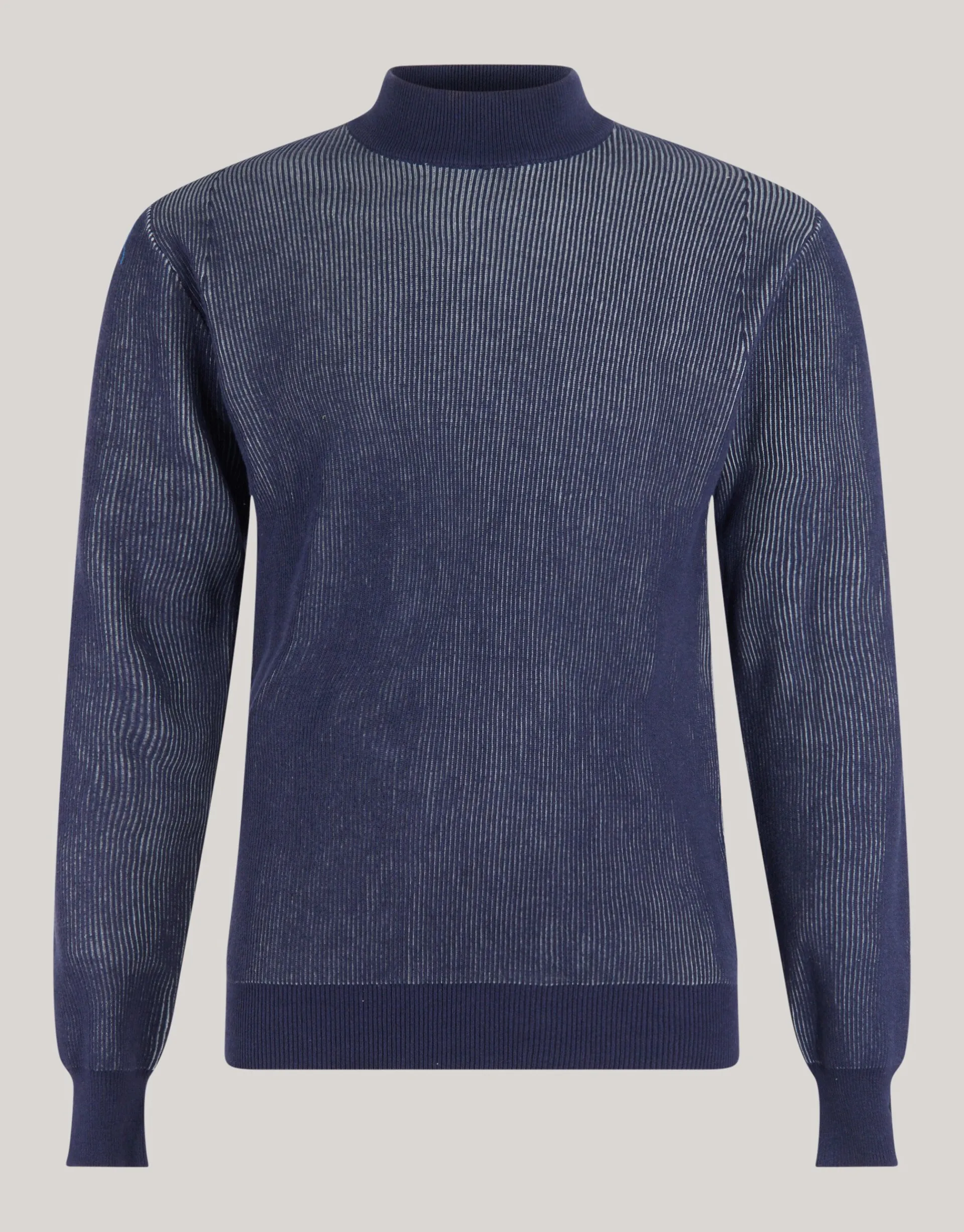 Shoeby Rib Trui Donkerblauw<Heren Truien En Sweaters