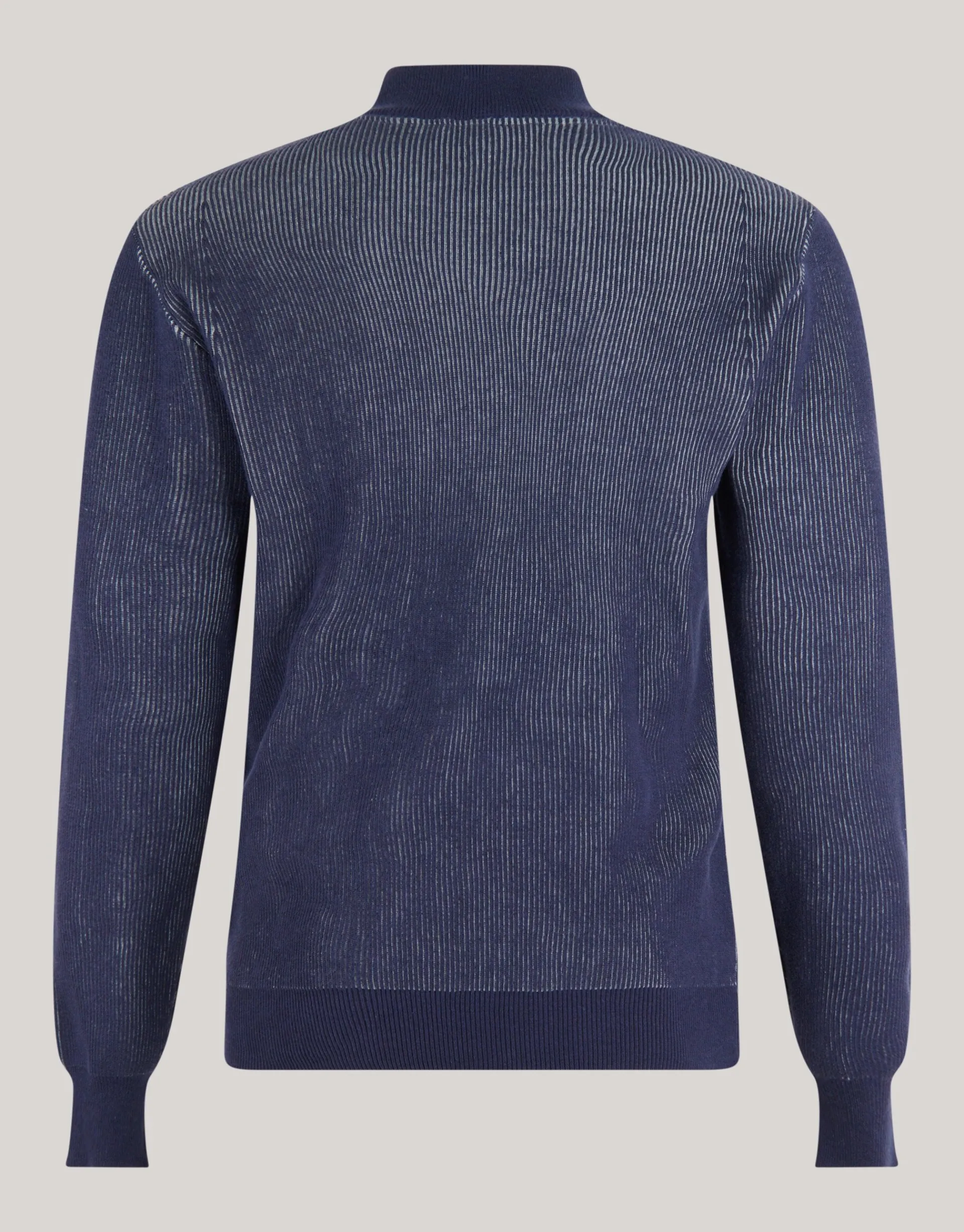 Shoeby Rib Trui Donkerblauw<Heren Truien En Sweaters