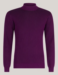 Shoeby Rib Trui Donkerrood<Heren Truien En Sweaters