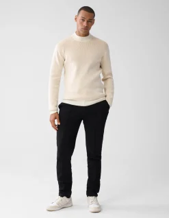 Shoeby Rib Trui Gebroken Wit<Heren Truien En Sweaters