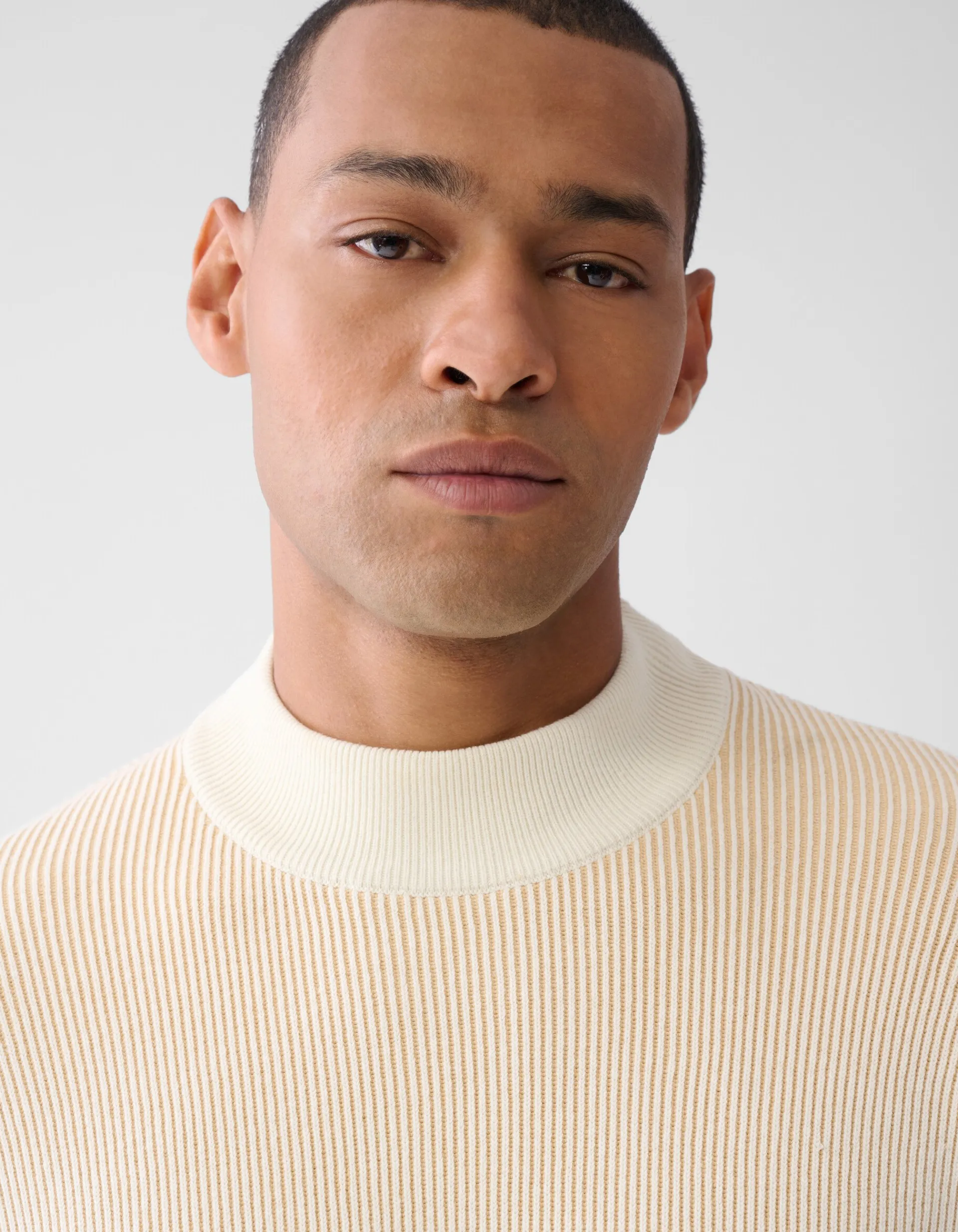 Shoeby Rib Trui Gebroken Wit<Heren Truien En Sweaters