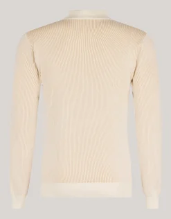 Shoeby Rib Trui Gebroken Wit<Heren Truien En Sweaters