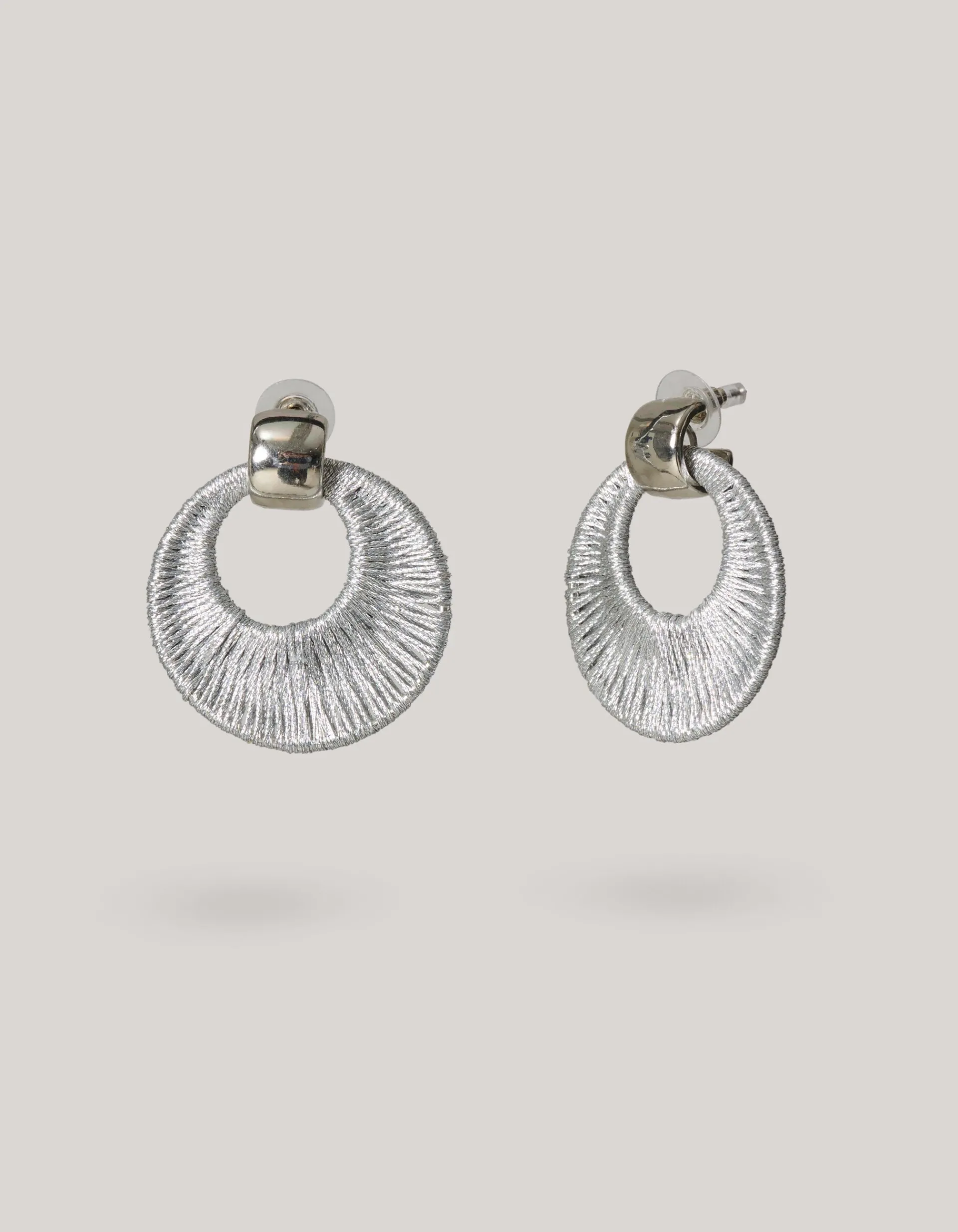 Shoeby Round Rope Oorbellen Zilver<DAMES Sieraden