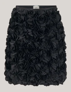 Shoeby Rozen Mini Rok Zwart<DAMES Rokken