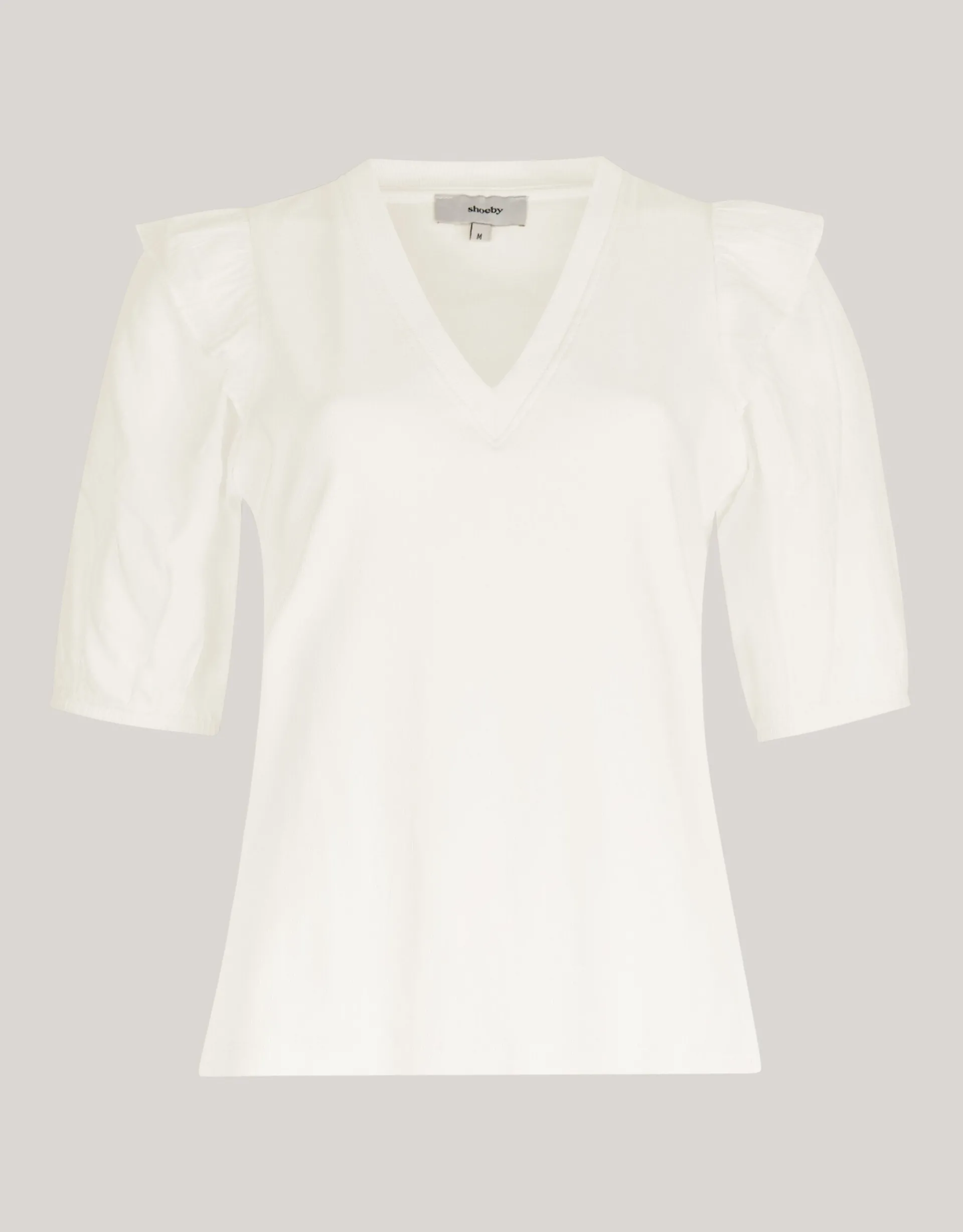 Shoeby Ruffle Top Gebroken Wit<DAMES Tops