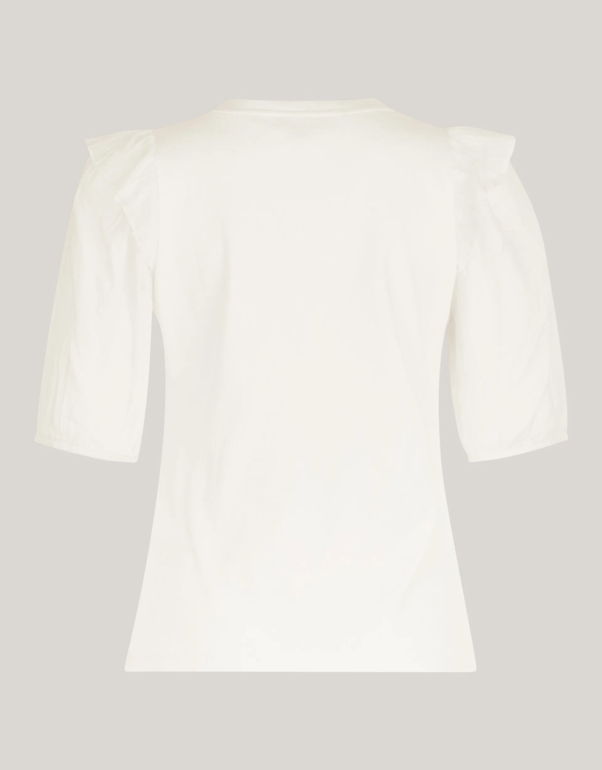 Shoeby Ruffle Top Gebroken Wit<DAMES Tops