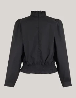 Shoeby Ruffle Top Zwart<DAMES Tops
