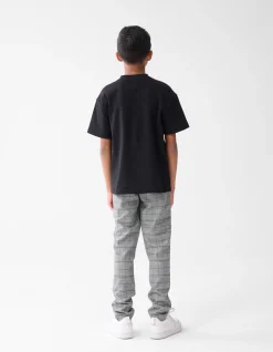 Shoeby Ruiten Broek Grijs< Broeken