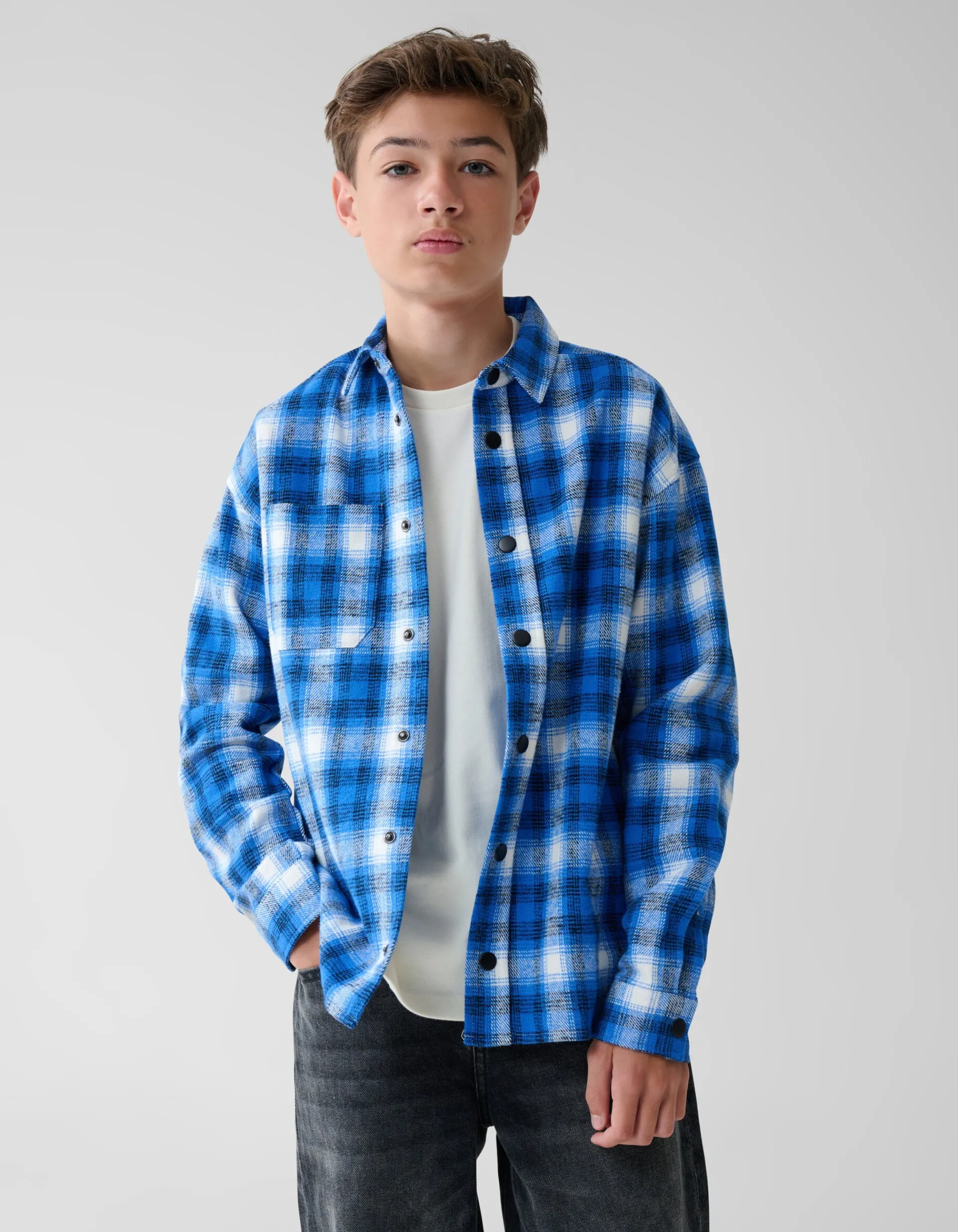 Shoeby Ruiten Overshirt Blauw< Jacks