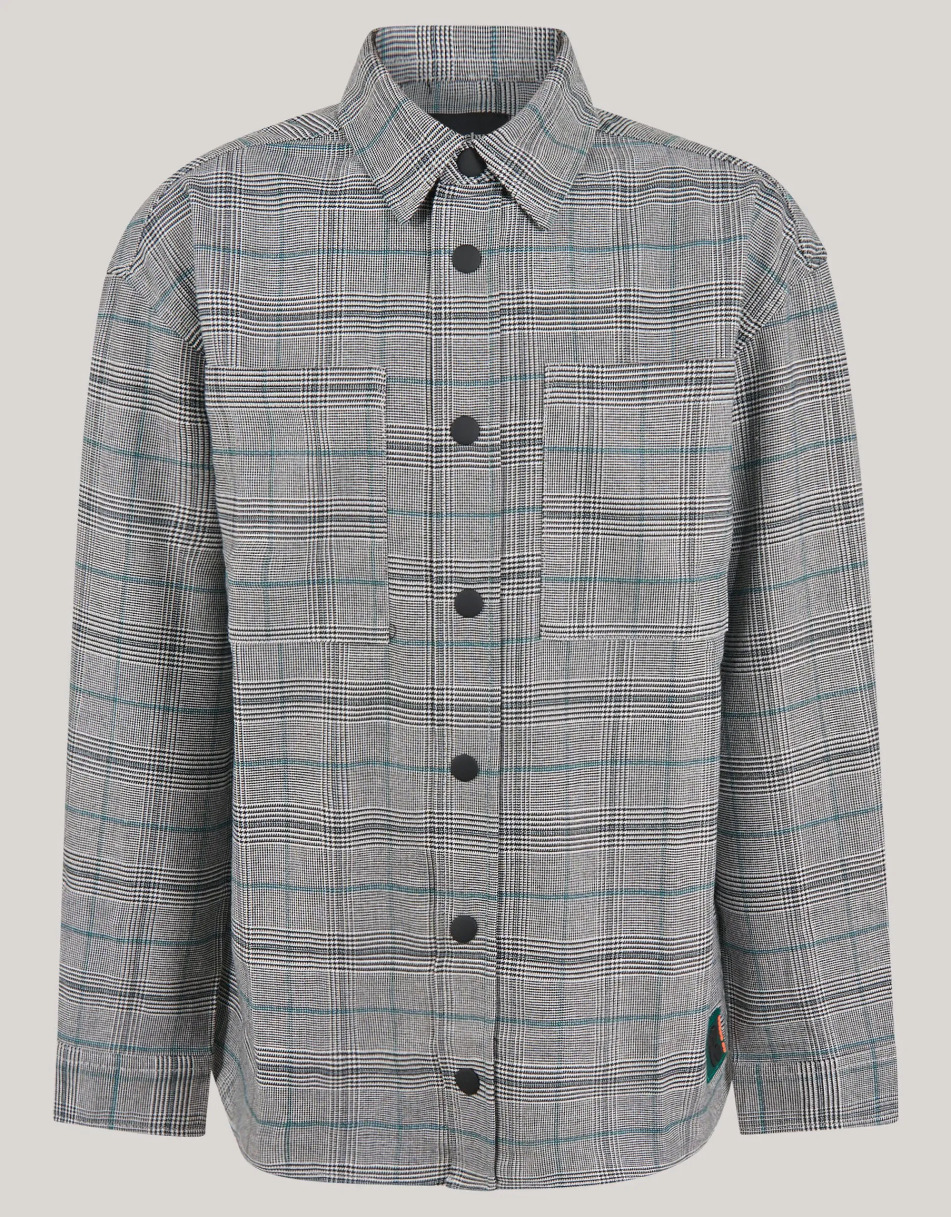 Shoeby Ruiten Overshirt Grijs< Jacks