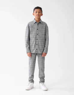 Shoeby Ruiten Overshirt Grijs< Jacks