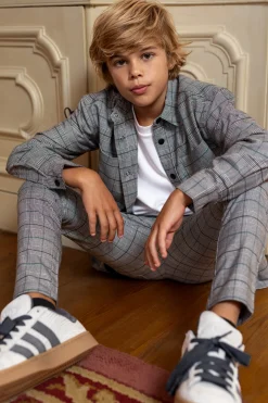 Shoeby Ruiten Overshirt Grijs< Jacks
