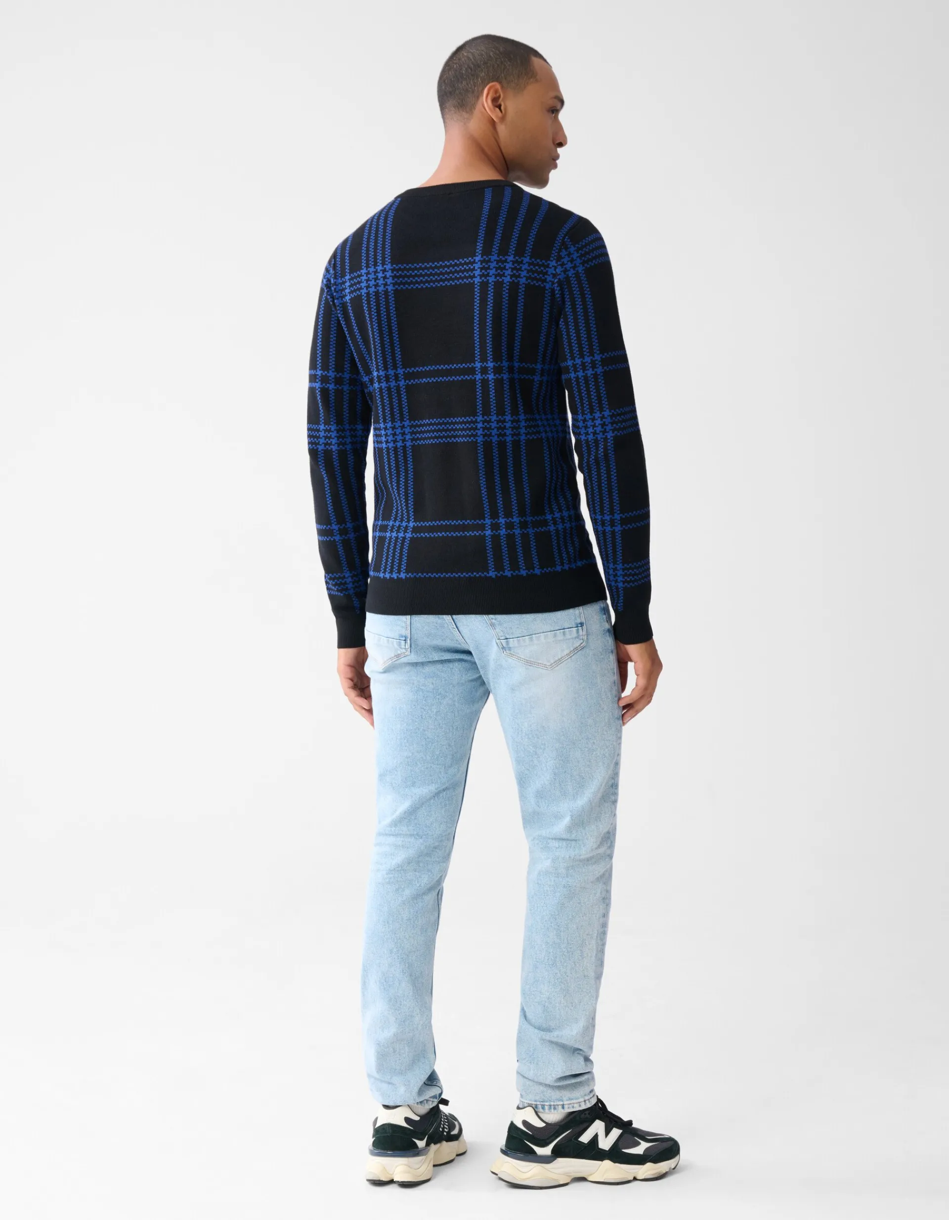 Shoeby Ruiten Trui Zwart<Heren Truien En Sweaters