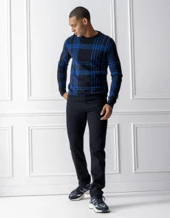 Shoeby Ruiten Trui Zwart<Heren Truien En Sweaters