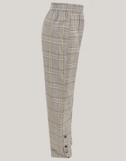 Shoeby Ruiten Wide Leg Broek Gebroken Wit< Broeken