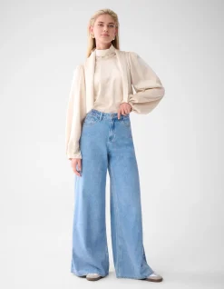 Shoeby Satijnen Blouse Gebroken Wit By Lonneke<DAMES Blouses
